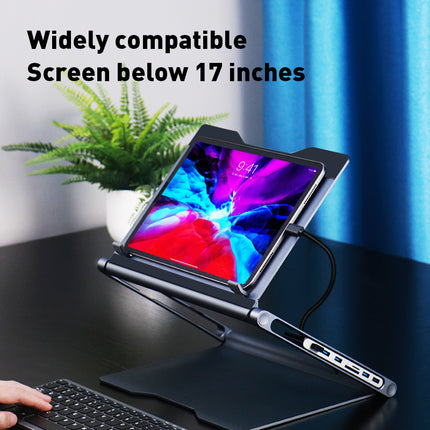 💻 Laptop Stand with 8-in-1 Docking Station – Elevate Your Workspace
