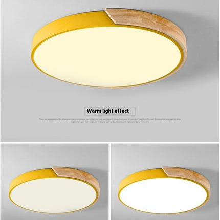 Modern Minimalist LED Ceiling Light – 6 Colours & 4 Sizes | Remote Dimmable