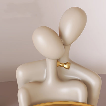 Abstract Couple Key Tray | Romantic Home Storage Décor