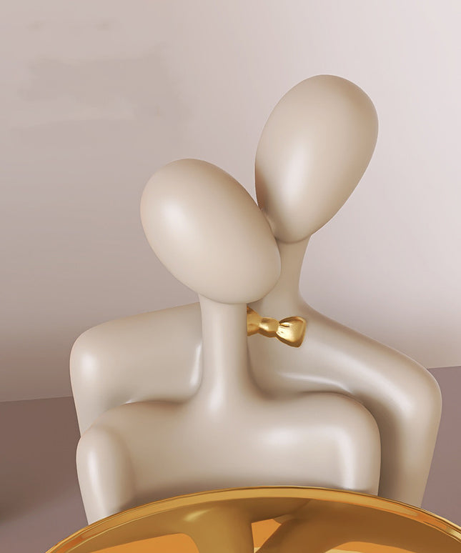 Abstract Couple Key Tray | Romantic Home Storage Décor