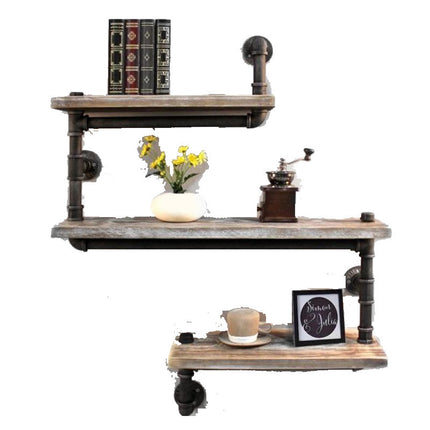 Industrial Pipe Shelf 3 Tier Steampunk Bookshelf