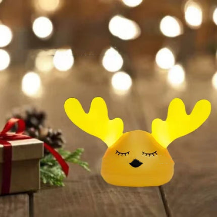Deer Antlers LED Night Light – Rechargeable Silicone | Colour-Changing