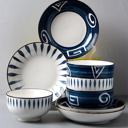 Bone China Tableware Set | Japanese Style Dinner Set