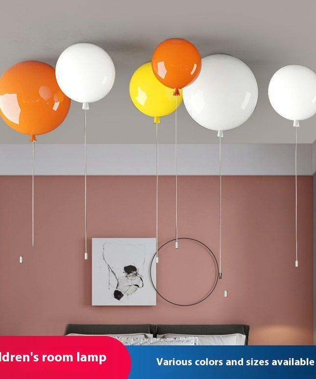 Balloon Shaped Ceiling Light Shade – Colourful Modern LED Acrylic Lamp
