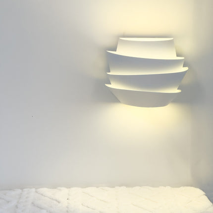 Abstract Pine Cone Modern Minimalist Wall Light – White Decorative Lamp
