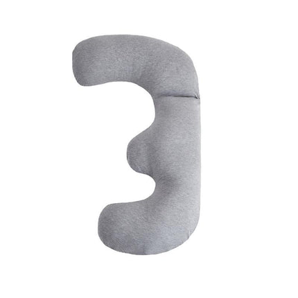 Pregnancy Belly & Waist Support Pillow – Side Sleeping Grey | Ikeame