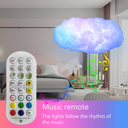 USB Cloud Light – RGBIC Lightning Simulation with APP & Music Sync