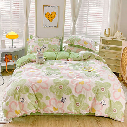 Household bedding student single minimalist style quilt cover sheets – Trendy & Practical for Daily Living