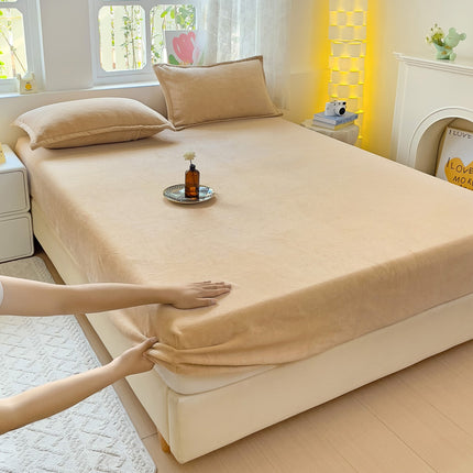 Milk Fibre Fitted Sheet | Soft Cooling Bed Sheet