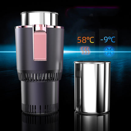 Smart Hot & Cold Car Cup | Fast Cooling Vehicle Drink Cooler