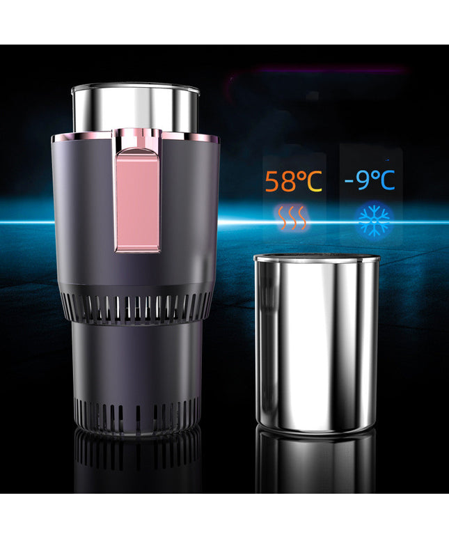 Smart Hot & Cold Car Cup | Fast Cooling Vehicle Drink Cooler