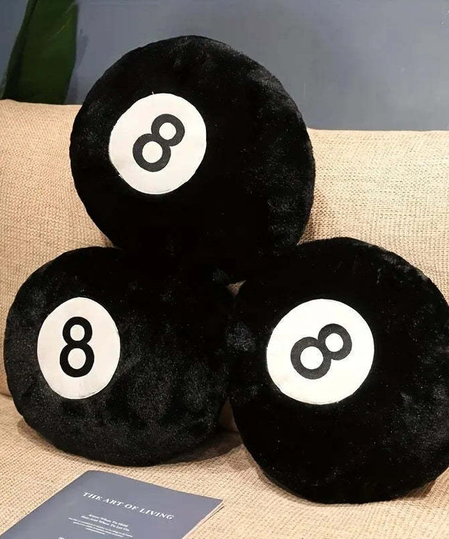 Magic Eight Ball Plush Cushion – Fun & Soft Home Décor