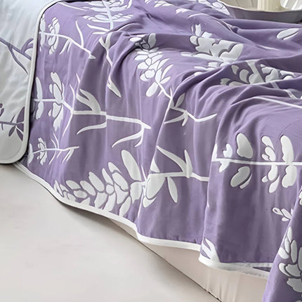 Cotton Gauze Blanket | 6 Layer Reversible Summer Quilt