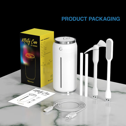 Mini USB Aroma Diffuser & Humidifier with LED Light | 220ml Portable
