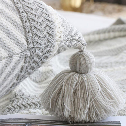 Monochrome Bohemian Embroidered Cushions