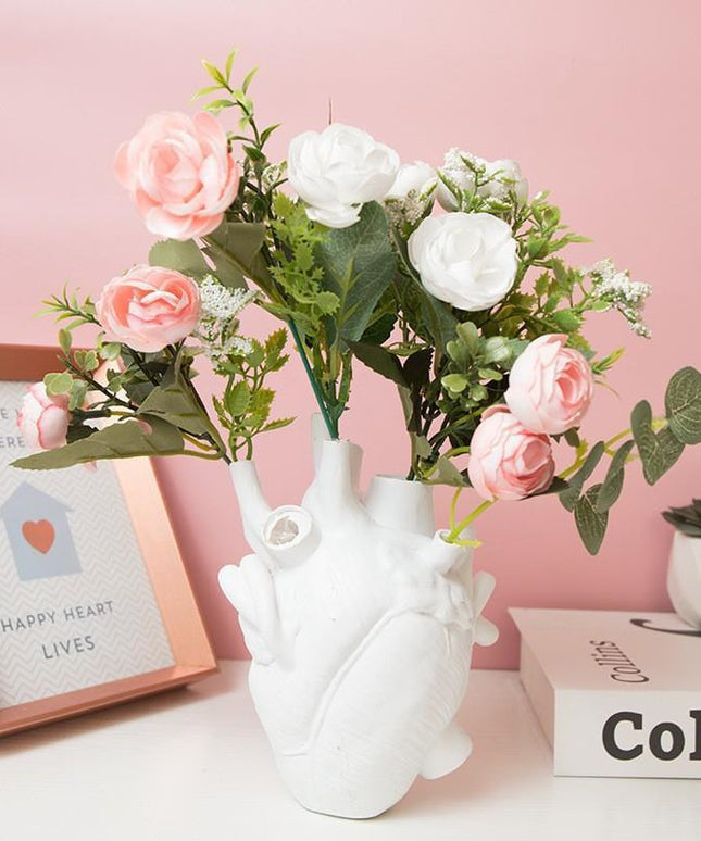 Fashion Heart Vase Decoration Home
