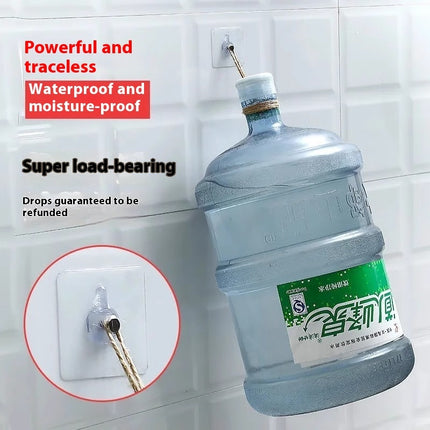Strong Adhesive Wall Hooks | No-Trace Double Acrylic Hooks – Ikeame