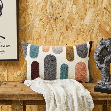 Geometric Embroidered Cushion Covers - 29 Designs | Modern Nordic Pillowcases