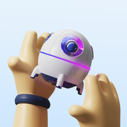 Astronaut USB Mini Humidifier | Space Capsule Design & Night Light – Ikeame