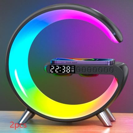 G-Shaped Smart LED Lamp, Bluetooth Speaker, Mood Light, Wireless Charger | 5 Colours