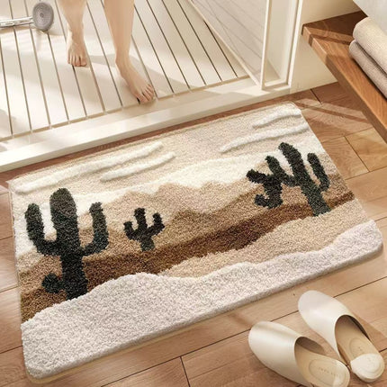 Household Minimalist Water-absorbent Thickened Bathroom Floor Mat