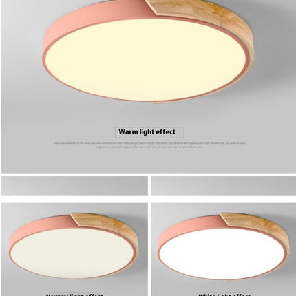 Modern Minimalist LED Ceiling Light – 6 Colours & 4 Sizes | Remote Dimmable