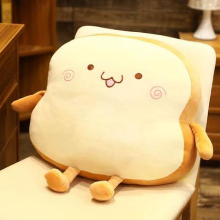 Toast Pillow Blanket | Cute E-Toast-ional Support Cushion