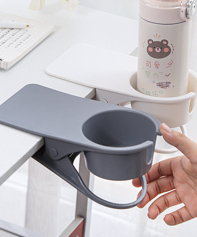 Clip-On Desk Cup Holder – Tableside Drink & Phone Organiser