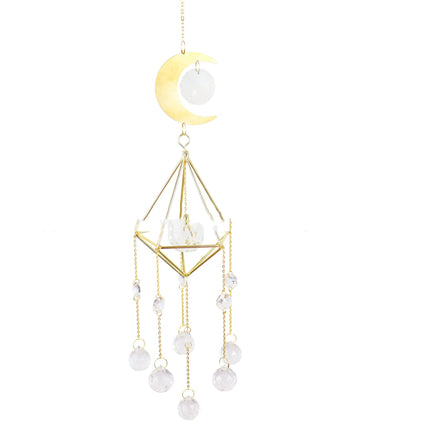 Crystal Garden Wind Chime Geometric Decorative Pendant