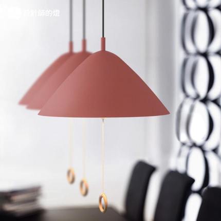 Nordic Triangular Pendant Light – Colourful Modern Droplight (27/33/40cm)