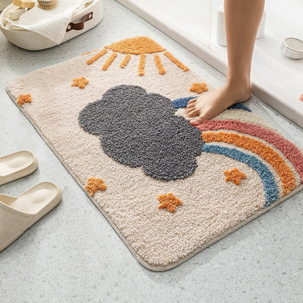 Cartoon Household Bathroom Mats Bathroom Absorbent Non-slip Mat