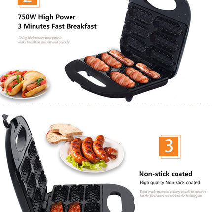 Hot Dog & Sausage Frying Machine – Non-Stick Kitchen Gadget | Ikeame
