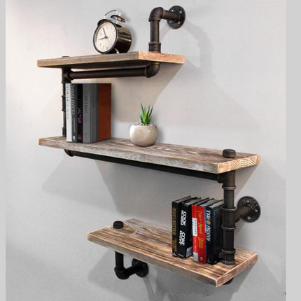 Industrial Pipe Shelf 3 Tier Steampunk Bookshelf