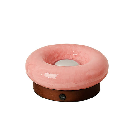 Donut Shape Touch Lamp | Cute Rechargeable Aesthetic Night Light