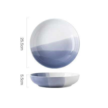 Porcelain Blue Ombre Bowls 💙 – Nordic Style, small or large