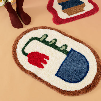 Oval Mat To Prevent Slip In Bathroom