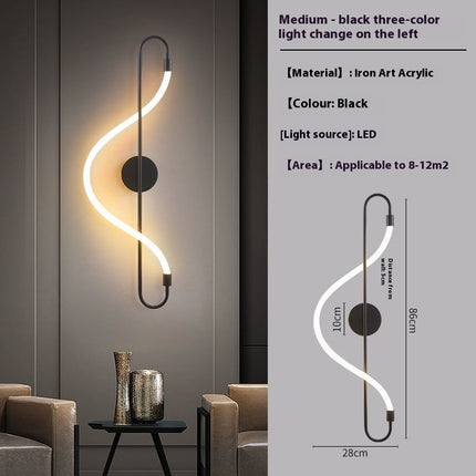 Creative Wall Lamp – Modern LED Bedroom & Living Room Lighting | Ikeame