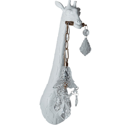 Giraffe Head Wall Lamp – Creative Resin Glass Lighting | Ikeame