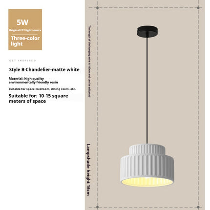 Nordic Style Ceiling Light – Pendant & Flush Mount | 4 Colours