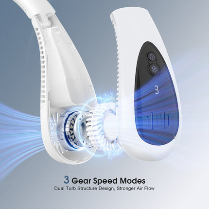 Cooling USB Neck Fan | Rechargeable Hands-Free Portable Fan