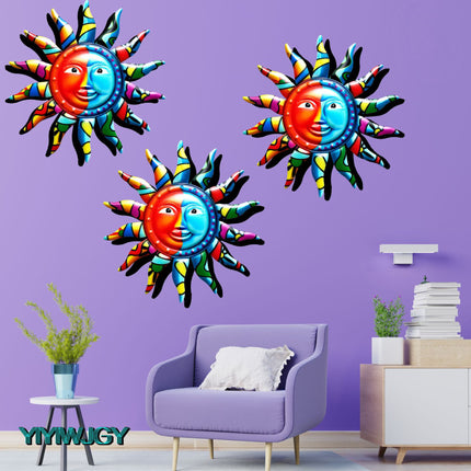 Sun & Moon Wall Art – Modern Acrylic Hanging Ornament 40cm | Ikeame