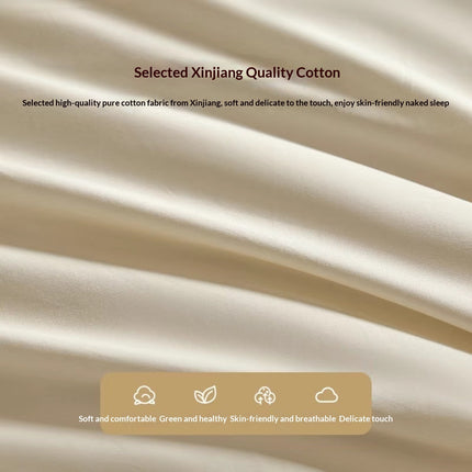 Pure Cotton Bedding Set | Luxury Minimalist Duvet Cover Set