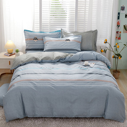 Household bedding student single minimalist style quilt cover sheets – Trendy & Practical for Daily Living