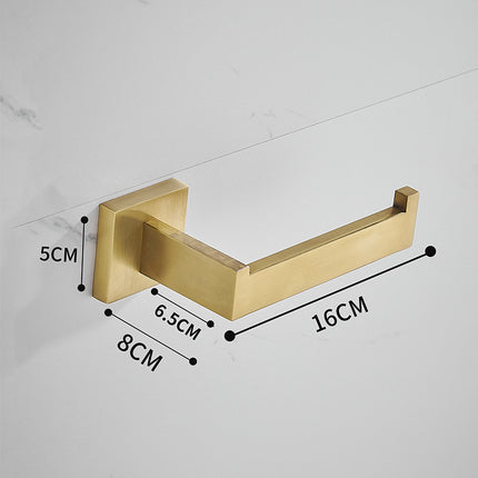 Brushed Gold Bathroom Towel Rack & Pendant Set ✨🛁