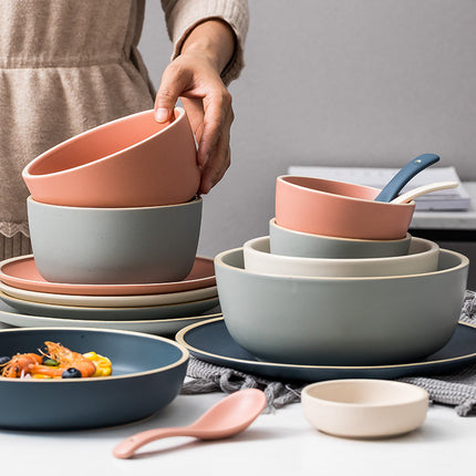 Home Nordic Style Simple Fashion Ceramic Bowl