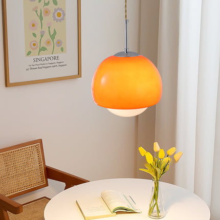 Vintage Glass Pendant Light for Bar, Counter & Dining Spaces