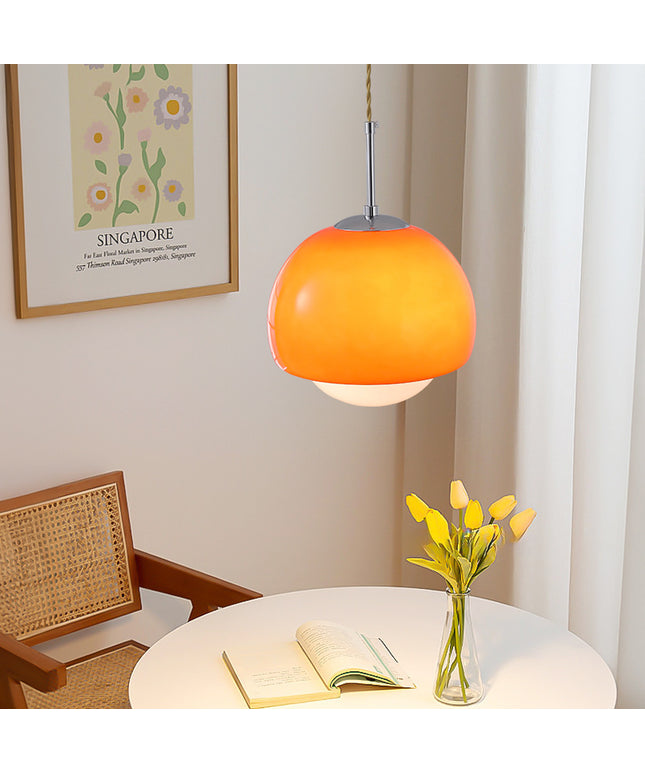 Vintage Glass Pendant Light for Bar, Counter & Dining Spaces