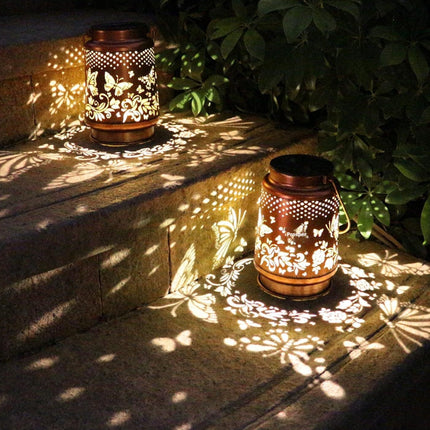 Solar Butterfly Garden Lamp – Waterproof Hanging Decorative Light | Ikeame