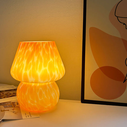 Mushroom Lamp – Blue, Dream Blue, or Orange | Modern Accent Lighting