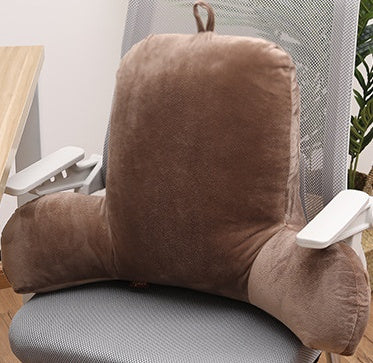 Ergonomic Back Cushion with Armrests | Memory Cotton Support Pillow